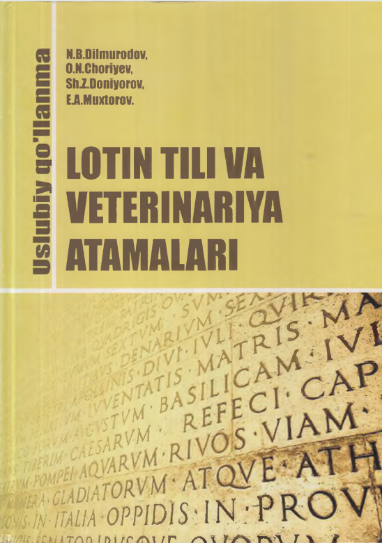 LOTIN TILI VA  VETERINARIYA ATAMALARI