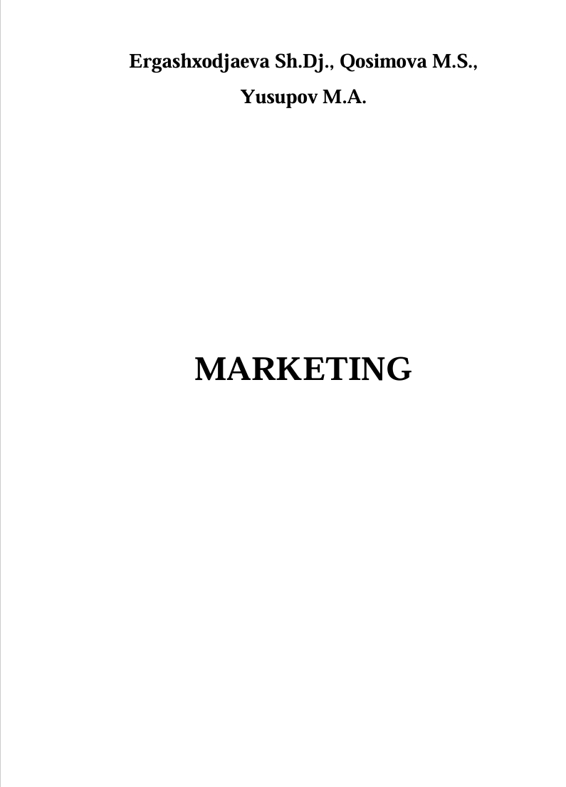 MARKETING