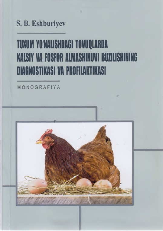 TUXUM YOMISHDAGITOVUQLARDA  KALSIY VA FOSFOR ALMASHINIIVIBUZILISHINING  DIAGNOSTIKASI VA PROFILAKTIKASI