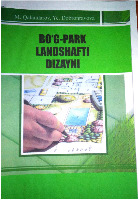 Bog'-park landshafti dizayni