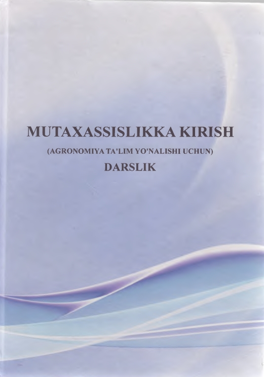 MUTAXASSISLIKKA KIRISH