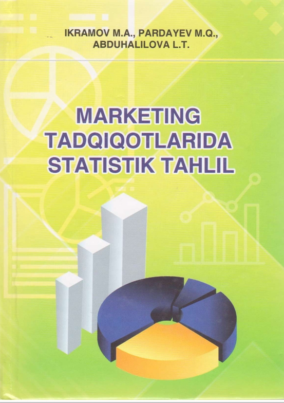 MARkETlNG TADQlQOTLARIDA STATlSTk TAHLIL