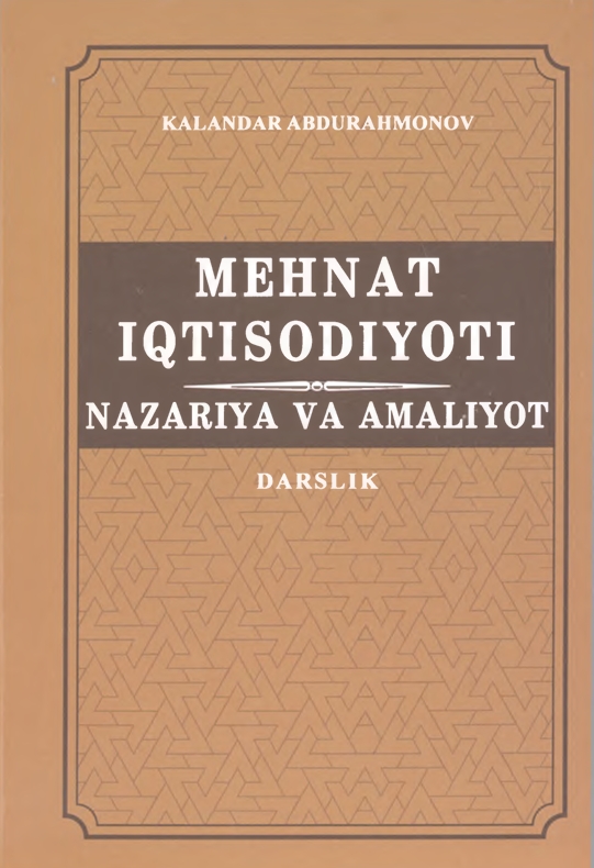 MEHNAT  IQTISODIYOTI