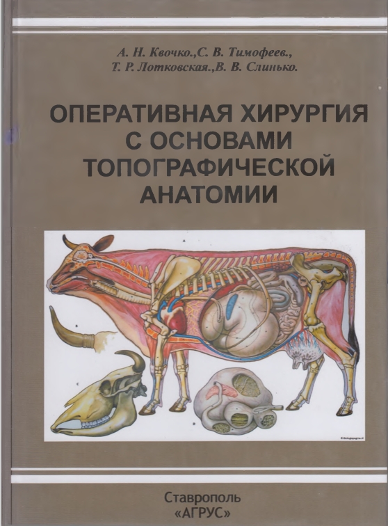 ОПЕРАТИВНАЯ ХИРУРГИЯ  С ОСНОВАМИ ТОПОГРАФИЧЕСКОЙ АНАТОМИИ