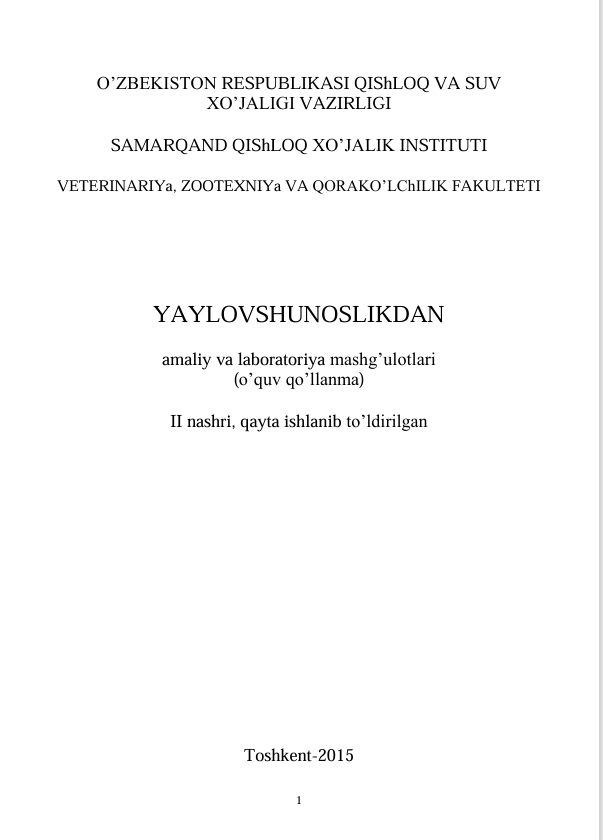 YAYLOVSHUNOSLIKDAN