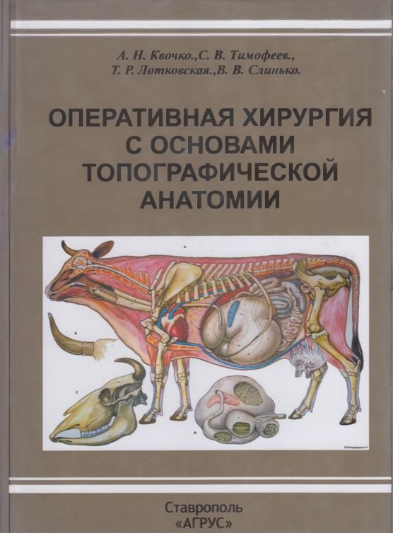 ОПЕРАТИВНАЯ ХИРУРГИЯ  С ОСНОВАМИ  ТОПОГРАФИЧЕСКОЙ  АНАТОМИИ