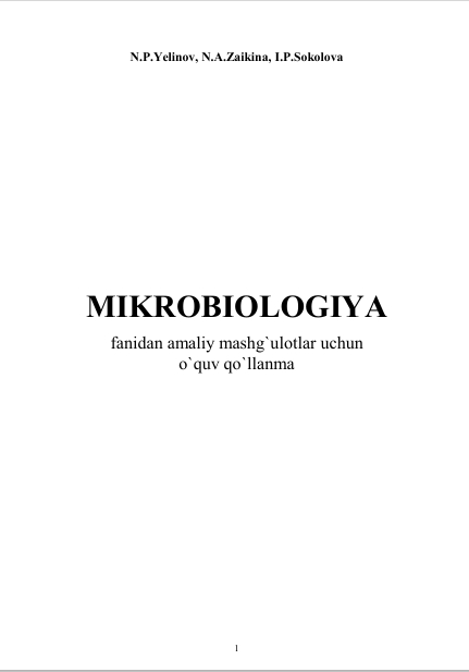 MIKROBIOLOGIYA