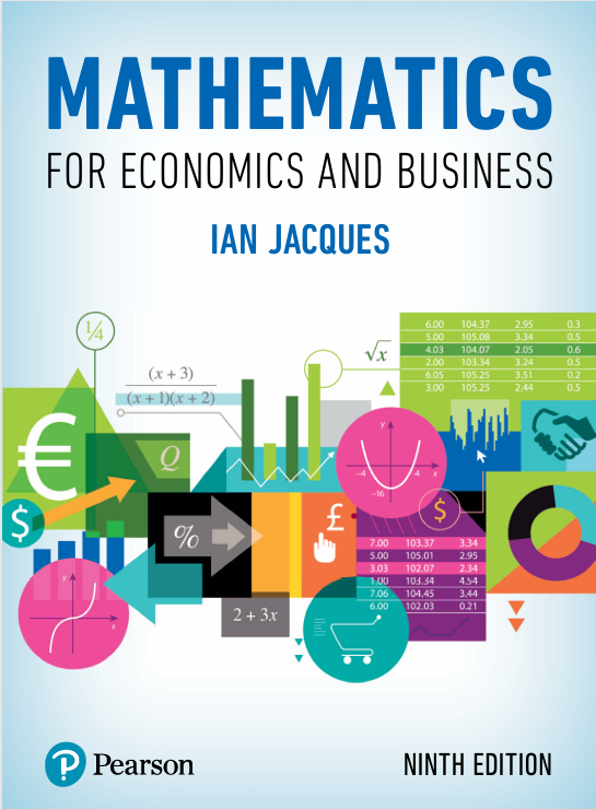 MATHEMATICS  FOR ECONOMICS AND BUSINESS