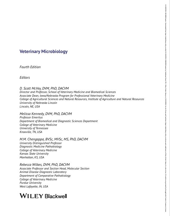 Veterinary Microbiology